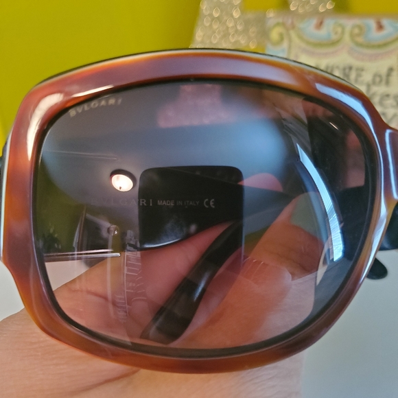 Bvlgari Sunglasses brown with logo on the side main image 6